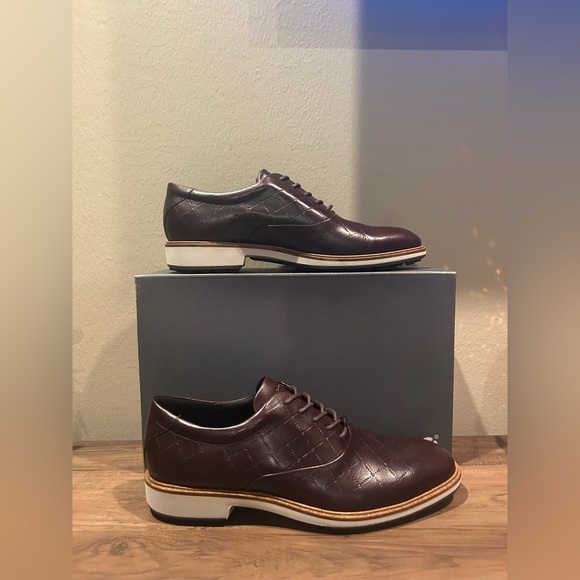 Ecco Men’s Classic Hybrid Golf Shoes-Mocha-Size 11-11.5 NIB⛳️ - Picture 10 of 11